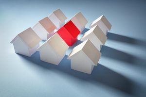Searching for real estate, house or new home
